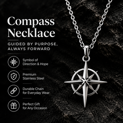 Compass Necklace — A Symbol of Direction &amp Purpose