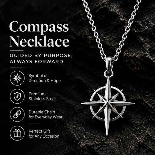 Compass Necklace — A Symbol of Direction &amp Purpose