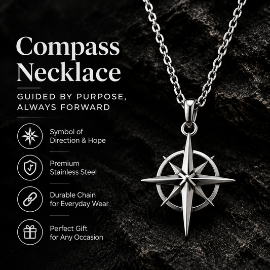 Compass Necklace — A Symbol of Direction &amp Purpose