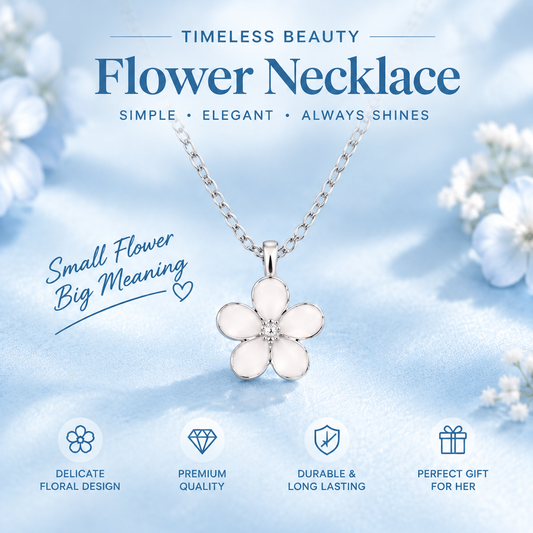 Flower Pendant Necklace