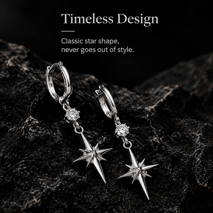 Celestial Star Drop Earrings