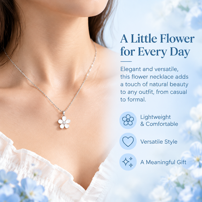 Flower Pendant Necklace