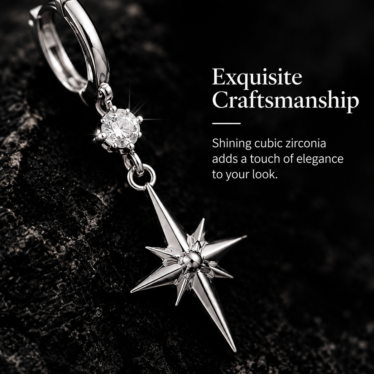 Celestial Star Drop Earrings