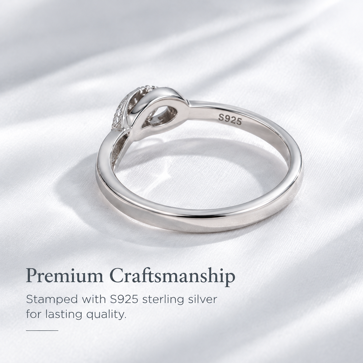 Infinity Twist Diamond Ring