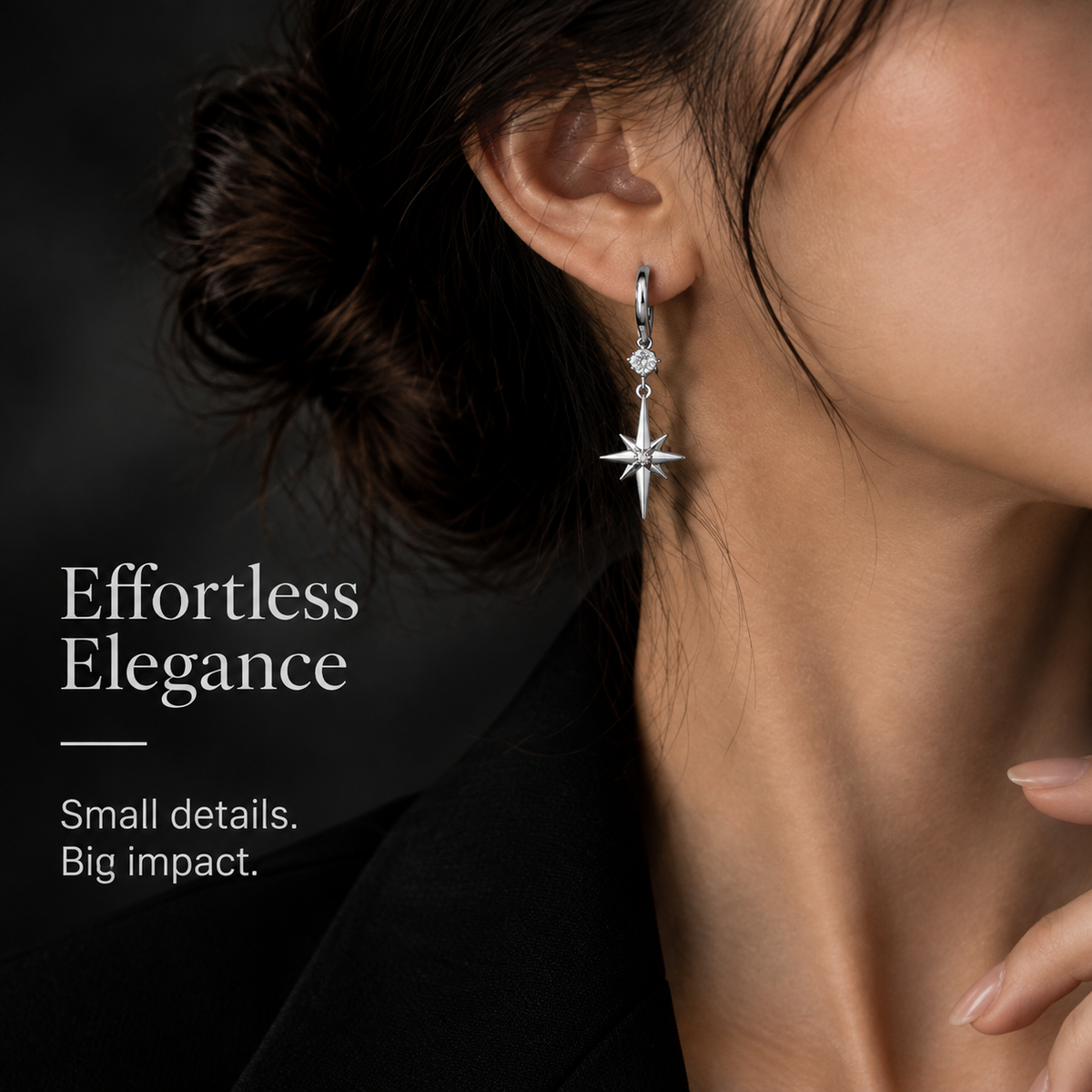 Celestial Star Drop Earrings